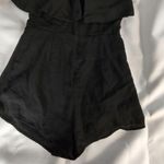 Lulus  Black One Shoulder Romper Photo 7