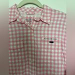 Vineyard Vines  Gingham Harbour Shirt Dress Pink Cover up Photo 6