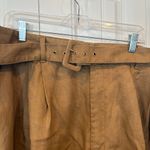 Banana Republic Tan Belted Khaki Shorts Size 20 Photo 2
