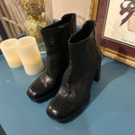 COACH Black Ankle Boots made in Italy! Quality! Beautiful 7 1/2 M like new Size undefined Photo 4
