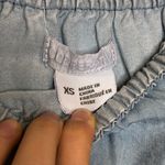 Urban Outfitters Cooperative Blue Chambray Off-the-Shoulder Mini Dress Photo 8