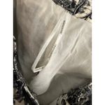 Zimmermann Zimmerman Linen Black White Floral Print Tie Waist A-Line Mini Skirt Size 4 Photo 14