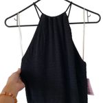 Wild Fable NEW  Crochet Knit Halter Maxi Dress Sz XXL Black Criss Cross Tie Back Photo 1