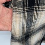 Grace + Karma Womens Plaid Flannel Button Down Shacket Jacket Multicolor Medium Tan Photo 5