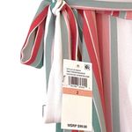 1. State  Striped Wrap Asymmetrical Ruffle Midi Skirt Photo 3