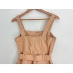 ALC Frank A.L.C. Gilmour 100% Linen Tie Waist Romper Khaki Brown Size 0 NWT Coastal Beach Photo 4