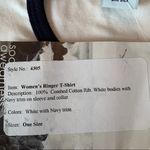 Hilton Waikoloa Hawaii white 100% cotton ringer T Photo 7