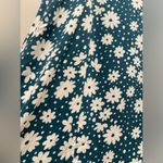 Forever 21 Teal Green & White Ditsy Floral Print Sleeveless Mini Dress - S Photo 11