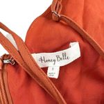 Honey Belle - Side Tie Sleeveless Mini Dress in Rust Photo 1