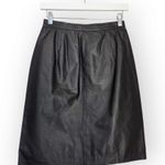 American Vintage Vintage CJ Todd Saks Fifth Avenue Leather Pencil Skirt 0 Photo 8