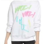 BP White Neon Vote Graphic Crewneck Sweatshirt Large Photo 7
