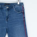ZARA ‎ Will Be Serious Slouchy Patched Jeans Sz 6 Photo 4