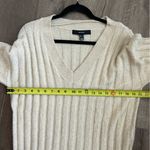 VERO MODA Doffy Long Sleeve V Neck Rib Sweater Dress Irish Cream Melange M Photo 10