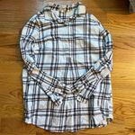 Tyler Boe pullover Henley plaid shirt size large Photo 0