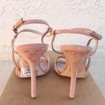 Aperlai NEW  women’s brooch accent suede ankle strap sandal IT 38.5 US 8.5 Photo 4