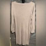 a.n.a  Ribbed Long Sleeve Dress gray Photo 1