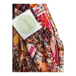 Pearl 88 Cold Sleeve Shoulder Multicolor Patterned Dress Size M Red Size M Photo 2