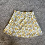PACT Womens Skirt Organic Cotton Floral Yellow Small Photo 3