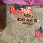 Coach  strawberry print snap wallet Photo 10