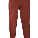 Madewell Maroon Low Rise Skinny Skinny Ankle Denim Jeans Women Sz 24 Photo 0