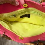 Tianni Mini Handbag Bamboo Handles Magnetic Button Stripe Pattern Multi Photo 3