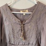 VAC Women’s Western Wear Embroidered Peasant Top Size M Size M Photo 1