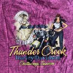 Harley Davidson Thunder Creek Top SIZE M Pink Size M Photo 5