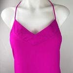 The Impeccable Pig  Pink Halter Strappy Bag V Neck Sleeveless A Line Mini Dress S Photo 2