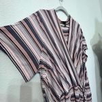 Lane Bryant Ruched Side-Split Midi Maxi Dress Plus Size 26/28 Faux-wrap NWOT Photo 5