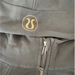 Lululemon Athletica Dark Green Scuba Half-Zip Hoodie Photo 2