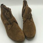 Franco Sarto Womens Cognac Brooke Wedge Ankle Bootie Photo 4