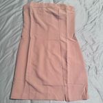 NWT Strapless Tan Mini Dress Photo 2