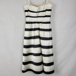 BCBG Maxazria Dress 2 Black Ivory Striped Classic A-Line Minimalist Photo 1