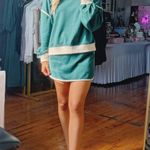 GRACE LILLY Colorblock Loose Pullover Lace Photo 0