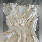 Tea N Rose  Cream color flowy dress size M Photo 1