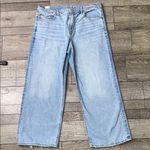 American Eagle  Outfitters Strigid Stovepipe Women's Light Blue Flare Jeans Photo 0