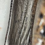 TWO LIPS Vintage Snakeskin Peep Toe Pumps Rhinestone Embellishment, Size 9M Brown Photo 5