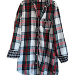 Victoria's Secret Contrast Plaid Sleep Shirt Size Small Photo 0