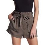 Socialite Olive Tie Shorts Photo 0