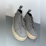 Dr. Martens  Baynes Chukka Monkey Grey Canvas Mid Ankle Combat LaceBoots Sz 9 Rare Photo 6