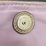 Coach  Champagne Gold Shimmer Metallic Pleated Leather Wristlet Wallet Photo 10