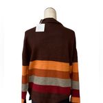 BeachLunchLounge NWT  Portia Sweater Color block  Striped XL Photo 2