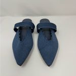 Vivaia Pointed Toe Mules Size US 8 Blue Photo 5