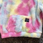 SheIn Fuzzy Tie Dye Hoodie in Multi, Size S Photo 1