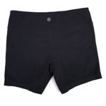 Athleta Elation High Rise Shorts Black Moisture Wicking Small Photo 1