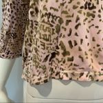Carlisle  100% Silk Animal Print Top Photo 3