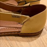 PIKOLINOS Women's mustard Yellow leather Sandals 40 Size 9 Photo 2