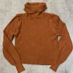 Design History Rust Long Sleeve Turtle Neck Sweater Top Size XS Photo 0