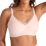 Honeylove Crossover Demi Bra Pink Size 1X Minimalist Foundation Classic Casual Photo 0