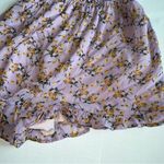 Audrey 3+1 backless floral purple romper size large new Photo 5